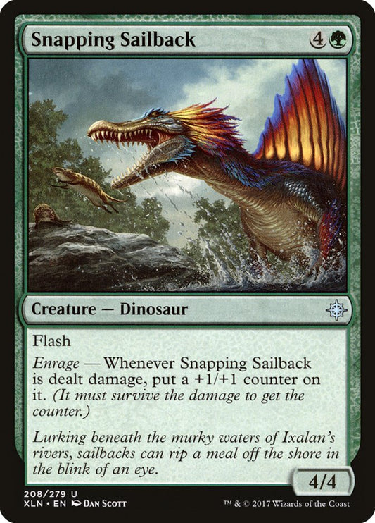 Snapping Sailback [Ixalan] [Foil]