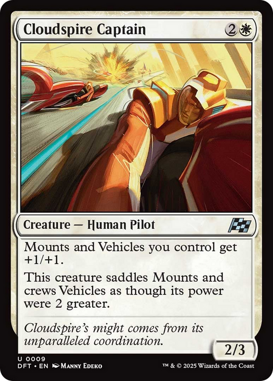Cloudspire Captain [Aetherdrift] [Foil]