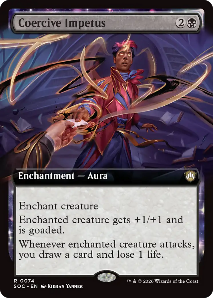 Coercive Impetus (Extended Art) [Secrets of Strixhaven Commander] [Foil]