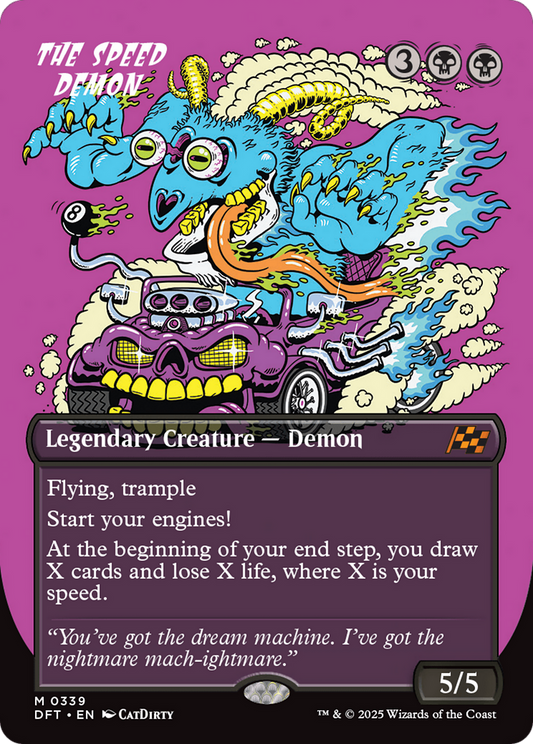 The Speed Demon (Borderless) [Aetherdrift] [Foil]