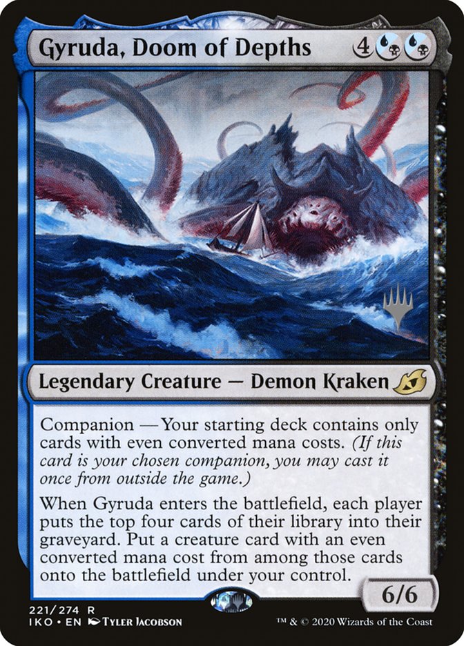 Gyruda, Doom of Depths (Promo Pack) [Ikoria: Lair of Behemoths Promos] [Foil]