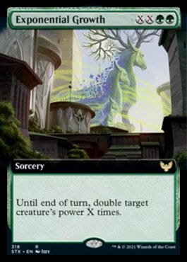 Exponential Growth (Extended Art) [Strixhaven: School of Mages] [Foil]