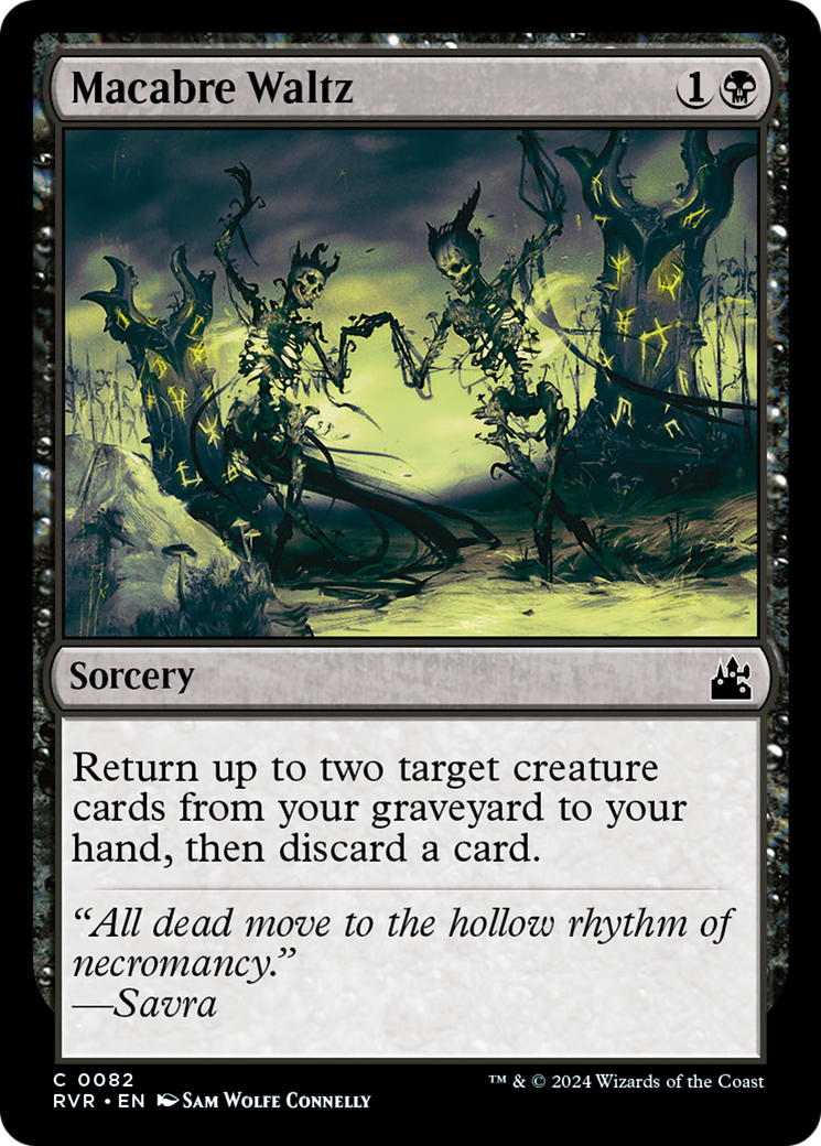 Macabre Waltz [Ravnica Remastered] [Foil]