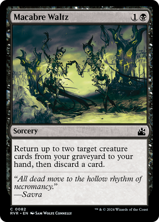 Macabre Waltz [Ravnica Remastered] [Foil]