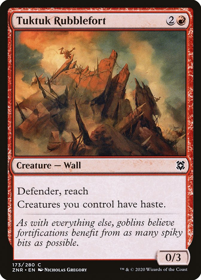 Tuktuk Rubblefort [Zendikar Rising] [Foil]