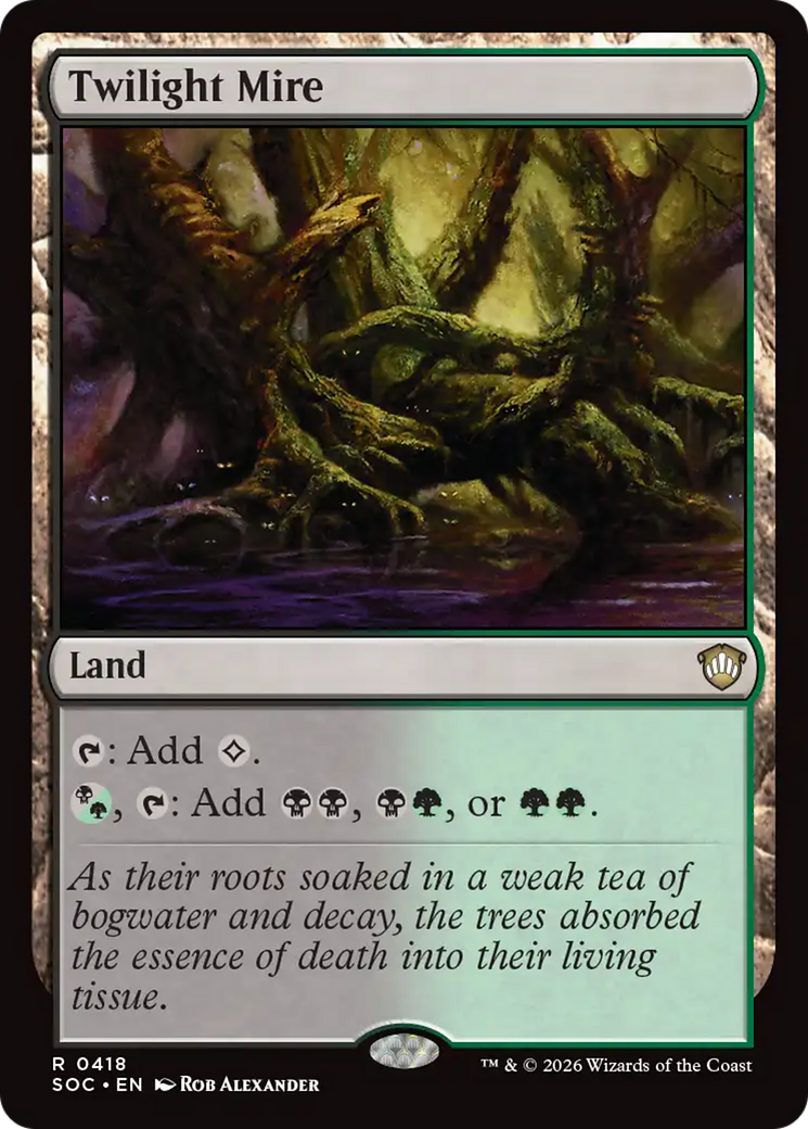 Twilight Mire [Secrets of Strixhaven Commander] [Foil]