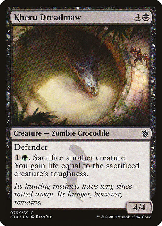 Kheru Dreadmaw [Khans of Tarkir] [Foil]