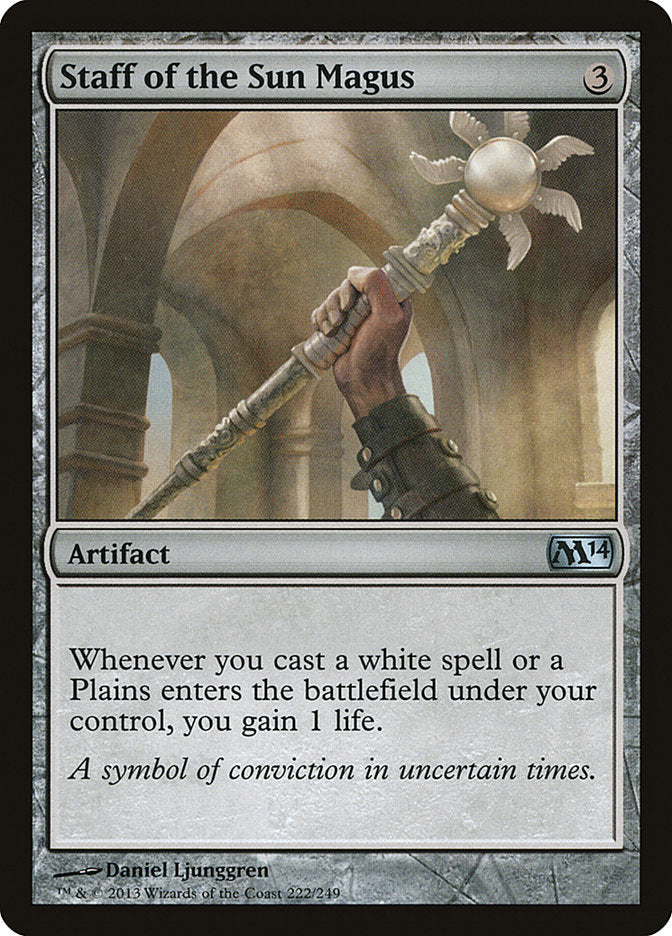 Staff of the Sun Magus [Core Set 2014]