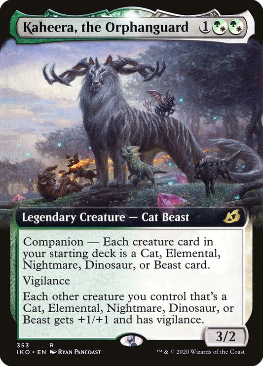Kaheera, the Orphanguard (Extended Art) [Ikoria: Lair of Behemoths] [Foil]