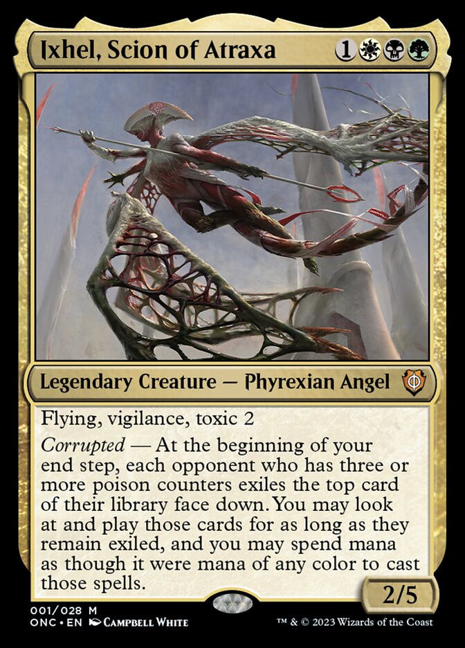 Ixhel, Scion of Atraxa [Phyrexia: All Will Be One Commander] [Foil]