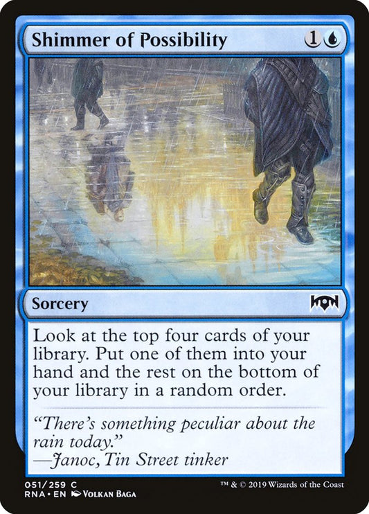 Shimmer of Possibility [Ravnica Allegiance] [Foil]