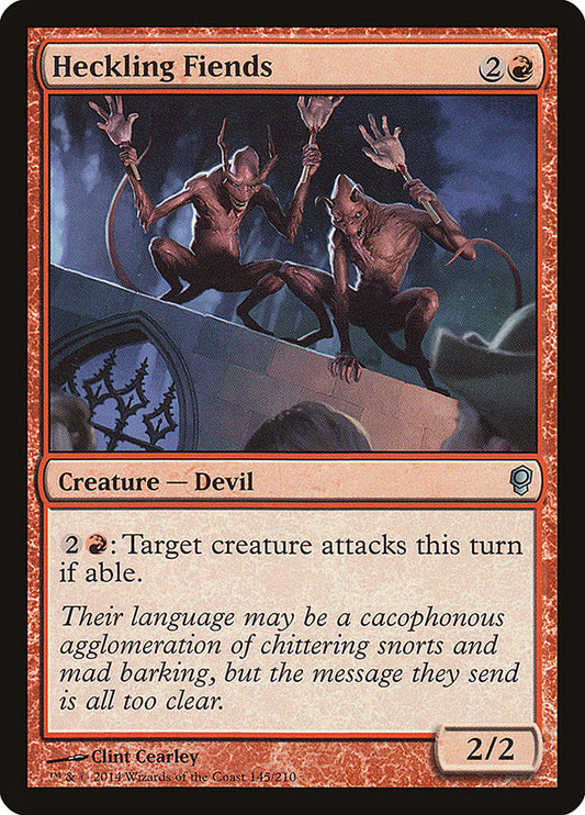 Heckling Fiends [Conspiracy] [Foil]