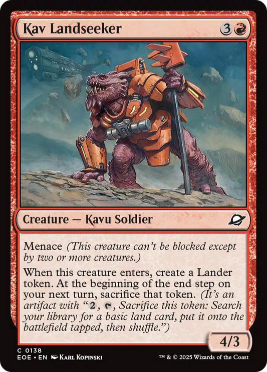 Kav Landseeker [Edge of Eternities] [Foil]