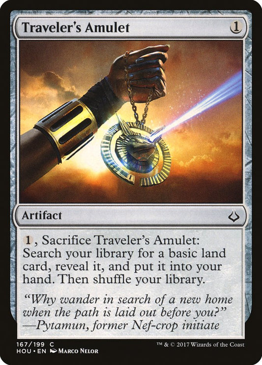 Traveler's Amulet [Hour of Devastation] [Foil]