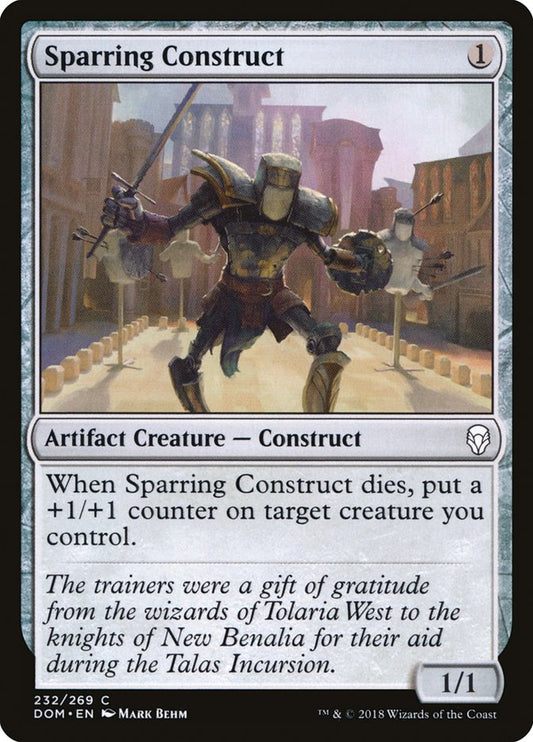 Sparring Construct [Dominaria] [Foil]