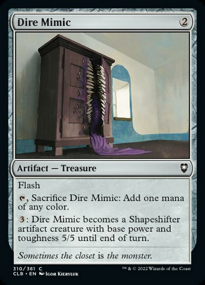 Dire Mimic [Commander Legends: Battle for Baldur's Gate] [Foil]