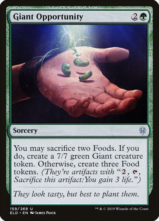 Giant Opportunity [Throne of Eldraine] [Foil]