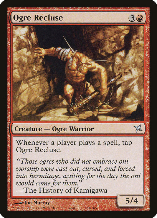 Ogre Recluse [Betrayers of Kamigawa] [Foil]