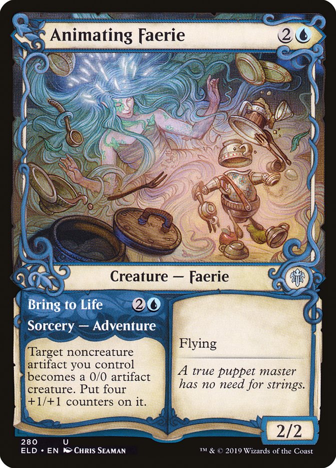 Animating Faerie // Bring to Life (Showcase) [Throne of Eldraine] [Foil]