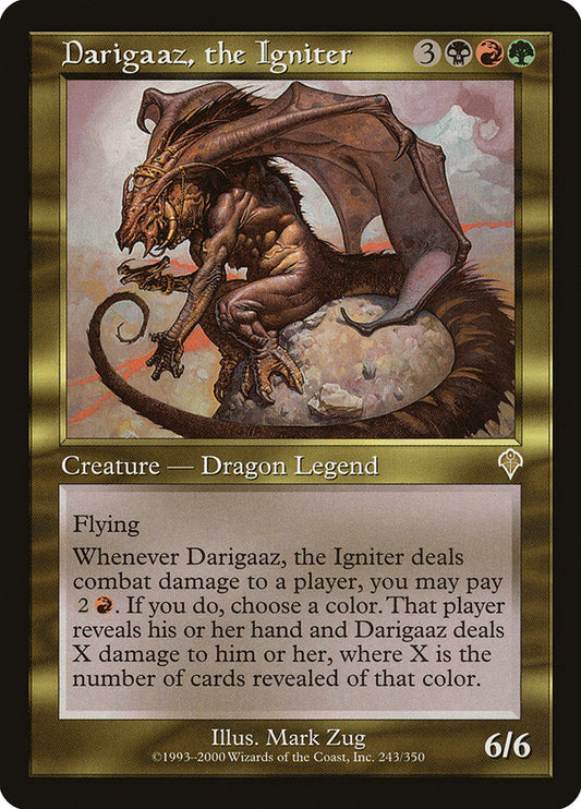 Darigaaz, the Igniter [Invasion] [Foil]