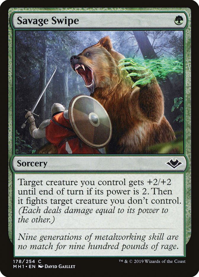 Savage Swipe [Modern Horizons] [Foil]