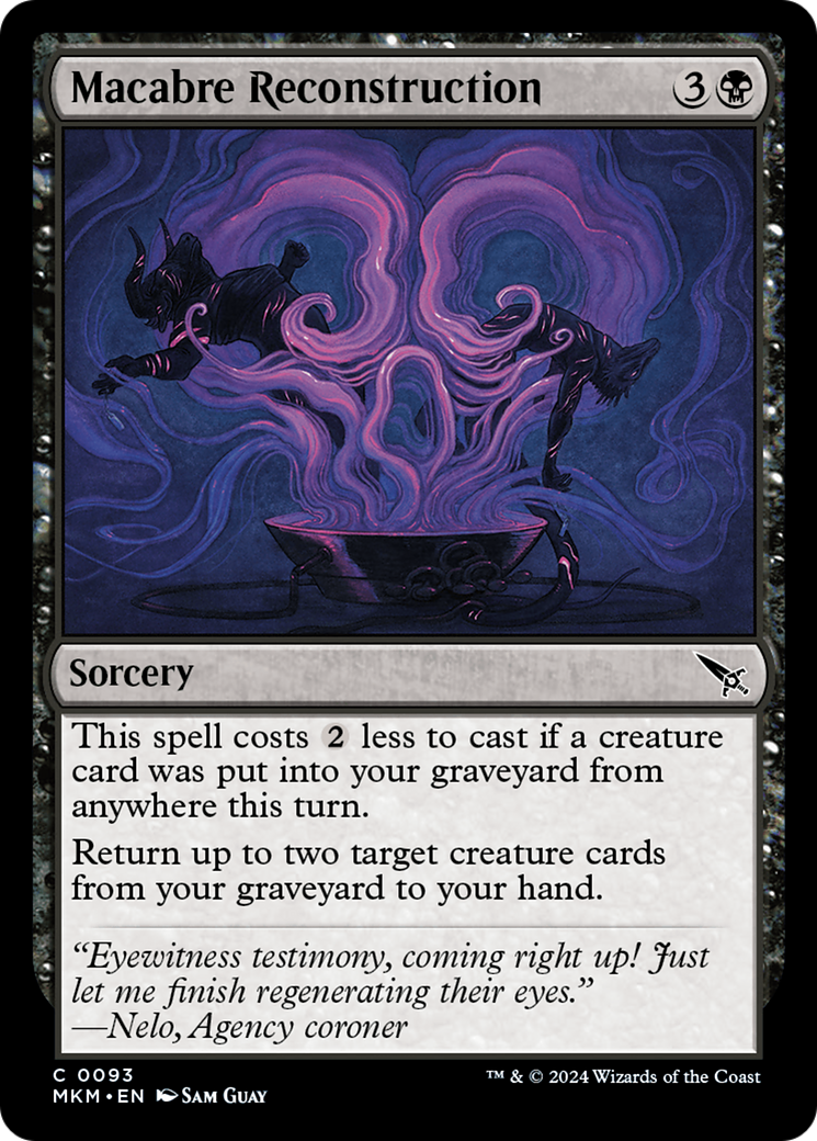 Macabre Reconstruction [Murders at Karlov Manor] [Foil]
