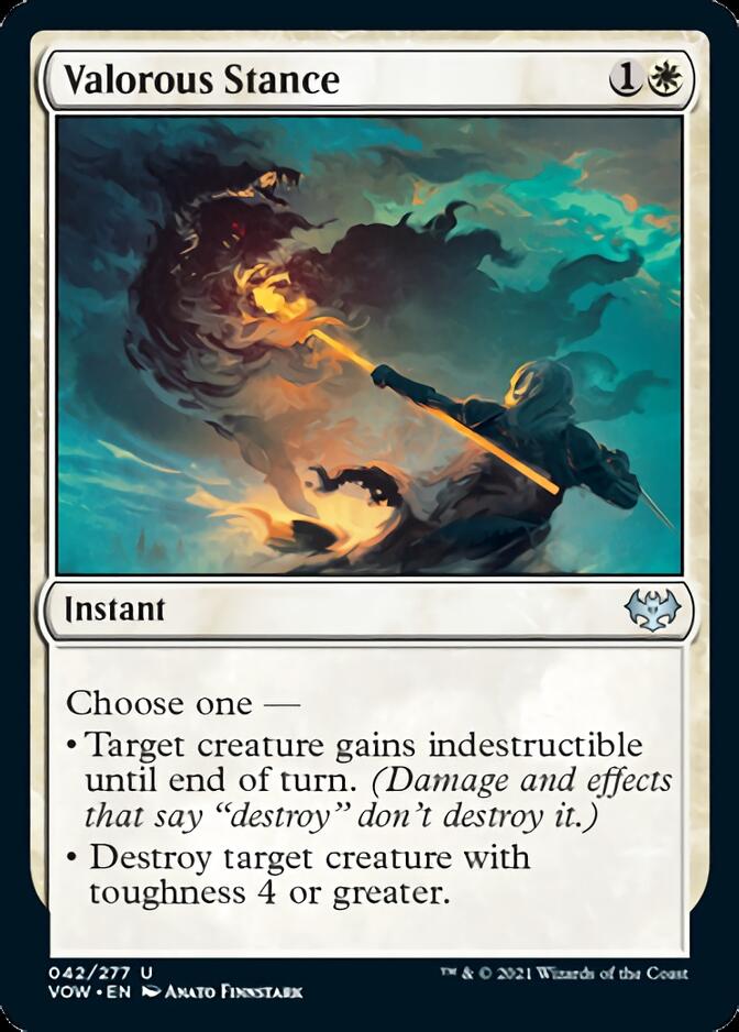 Valorous Stance [Innistrad: Crimson Vow] [Foil]
