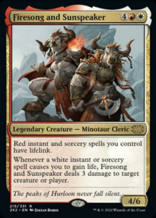 Firesong and Sunspeaker [Double Masters 2022] [Foil]
