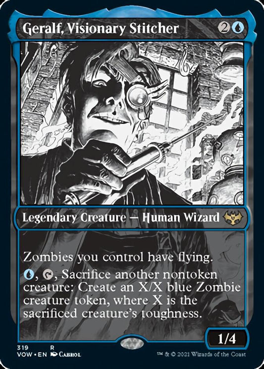 Geralf, Visionary Stitcher (Showcase Eternal Night) [Innistrad: Crimson Vow] [Foil]
