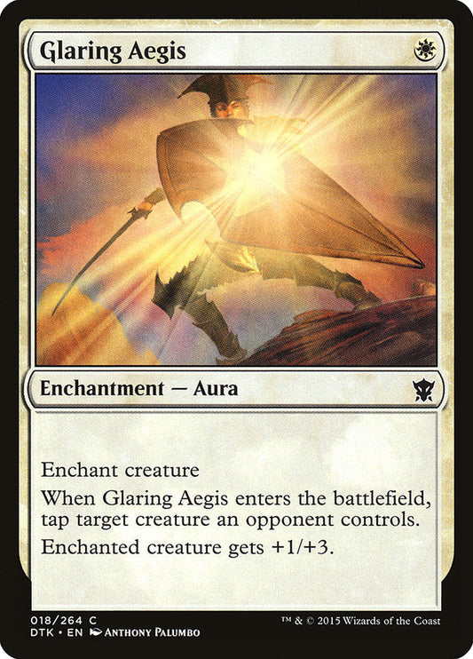 Glaring Aegis [Dragons of Tarkir] [Foil]