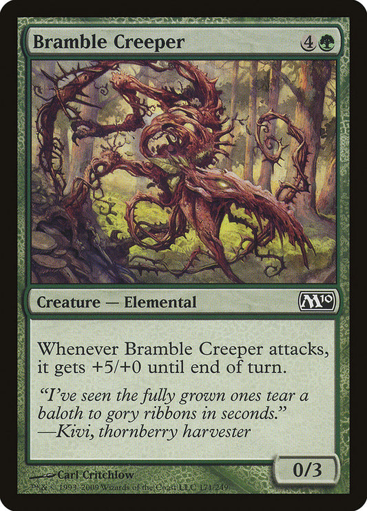 Bramble Creeper [Core Set 2010] [Foil]