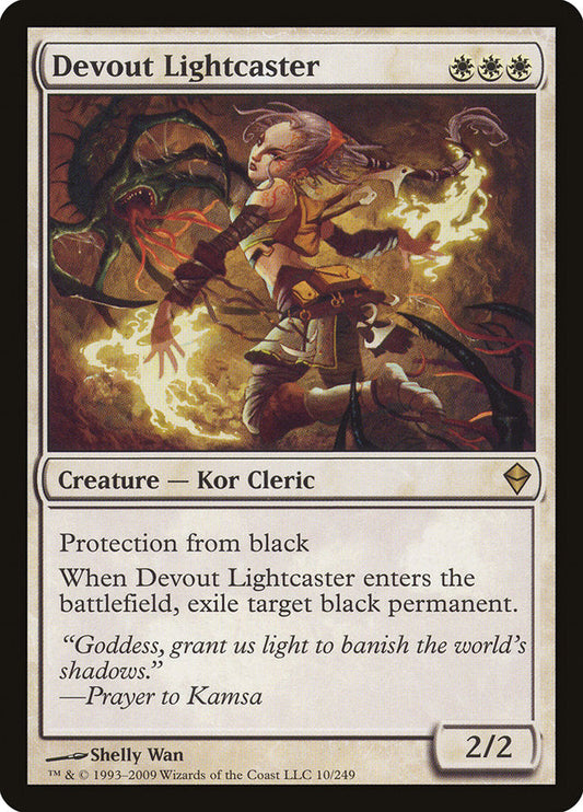 Devout Lightcaster [Zendikar] [Foil]