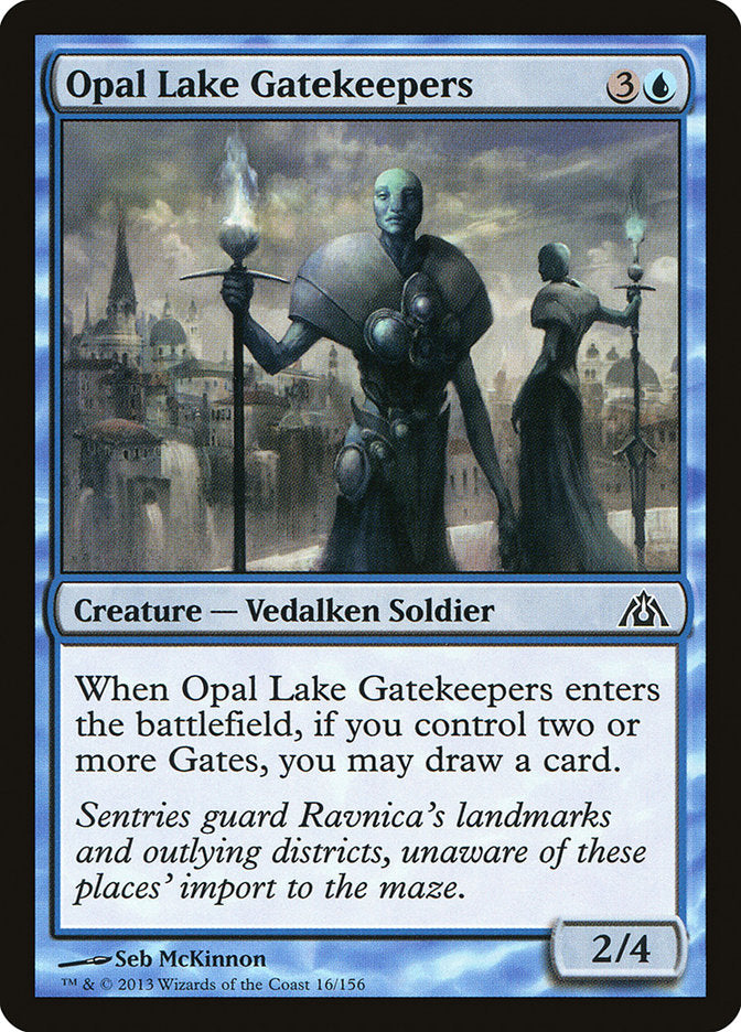 Opal Lake Gatekeepers [Dragon's Maze] [Foil]