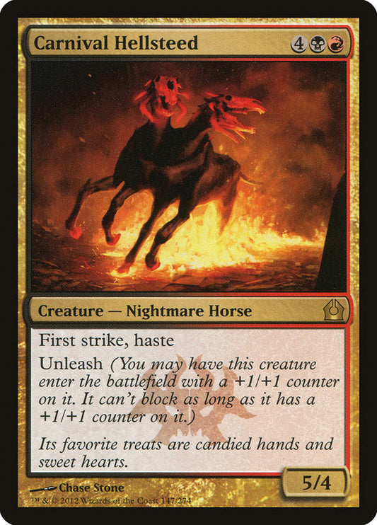 Carnival Hellsteed [Return to Ravnica] [Foil]