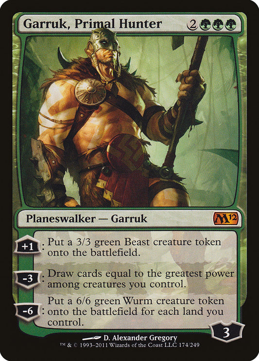 Garruk, Primal Hunter [Core Set 2012] [Foil]