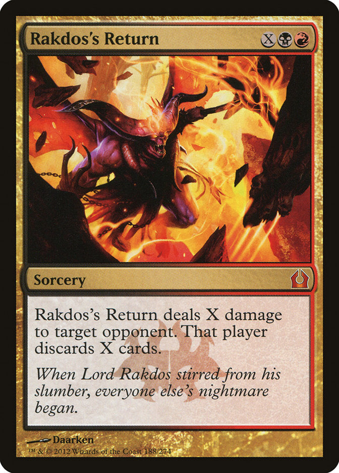 Rakdos's Return [Return to Ravnica] [Foil]
