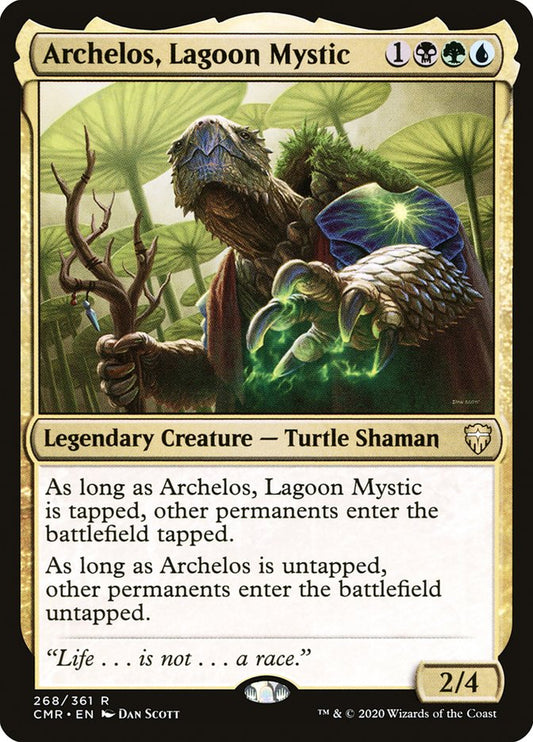 Archelos, Lagoon Mystic [Commander Legends] [Foil]