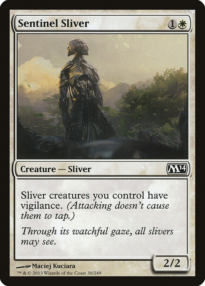 Sentinel Sliver [Core Set 2014] [Foil]