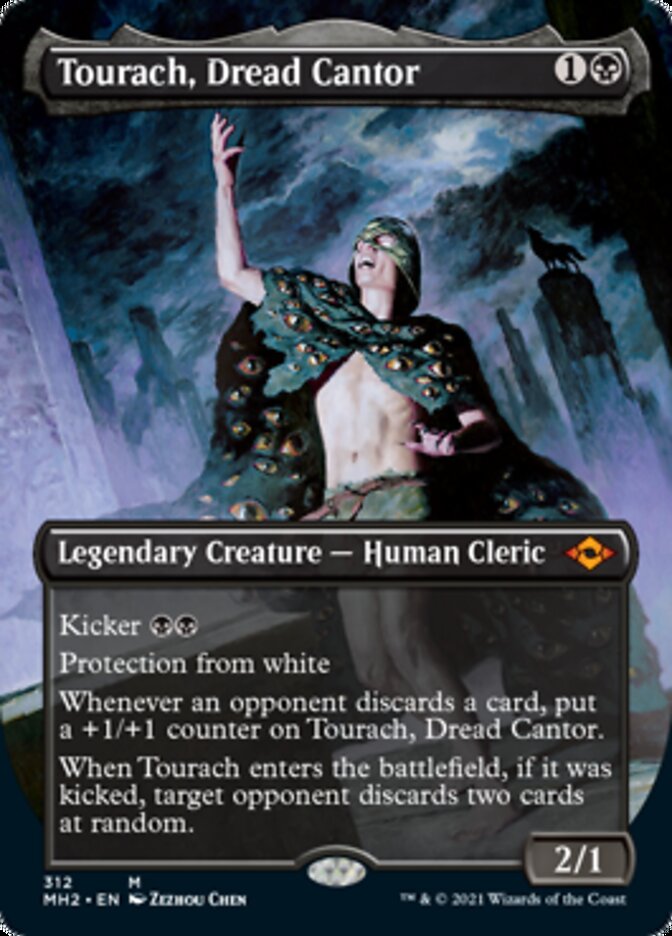 Tourach, Dread Cantor (Borderless Alternate Art) [Modern Horizons 2] [Foil]