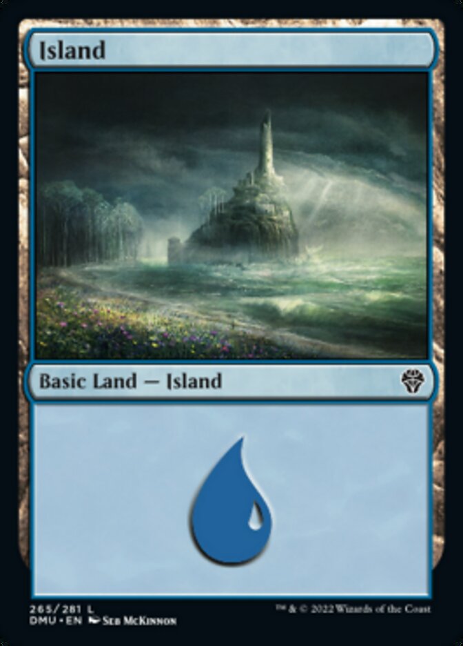Island (265) [Dominaria United] [Foil]