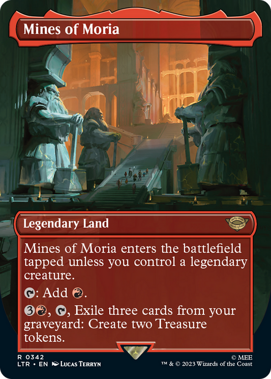 Mines of Moria (Borderless Alternate Art) (342) [The Lord of the Rings: Tales of Middle-Earth] [Foil]
