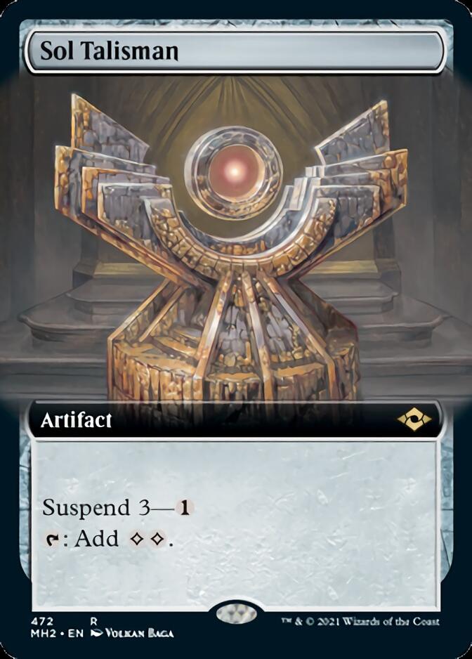 Sol Talisman (Extended Art) [Modern Horizons 2] [Foil]