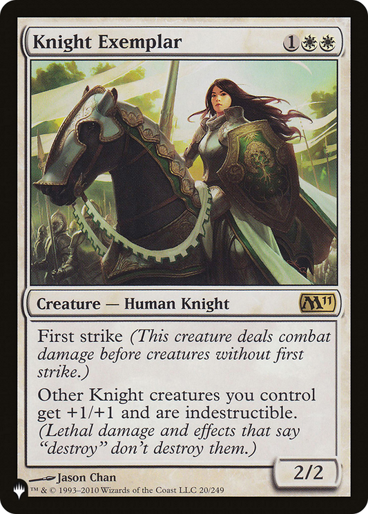 Knight Exemplar (Core Set 2011) [The List]