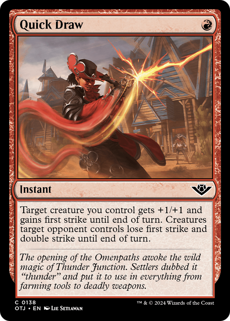 Quick Draw [Outlaws of Thunder Junction] [Foil]