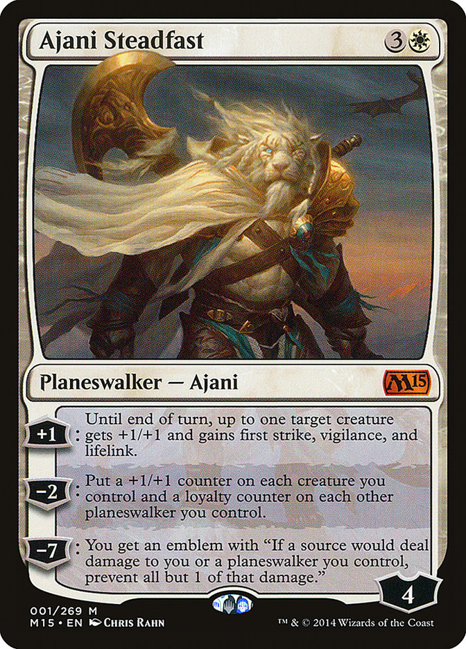 Ajani Steadfast [Core Set 2015]