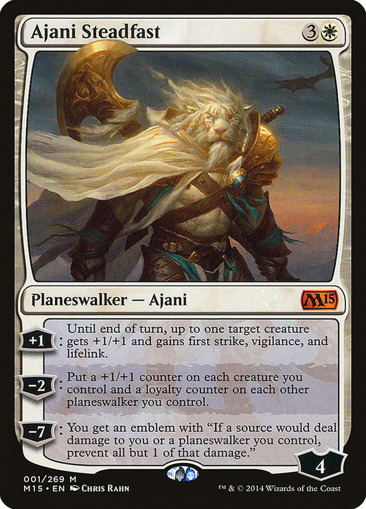 Ajani Steadfast [Core Set 2015] [Foil]