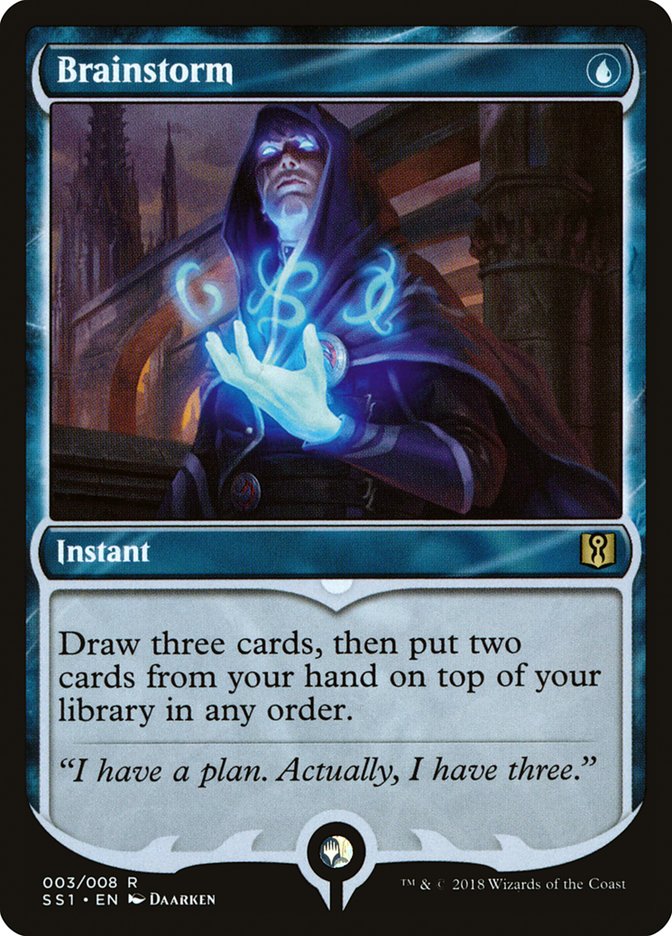 Brainstorm [Signature Spellbook: Jace] [Foil]