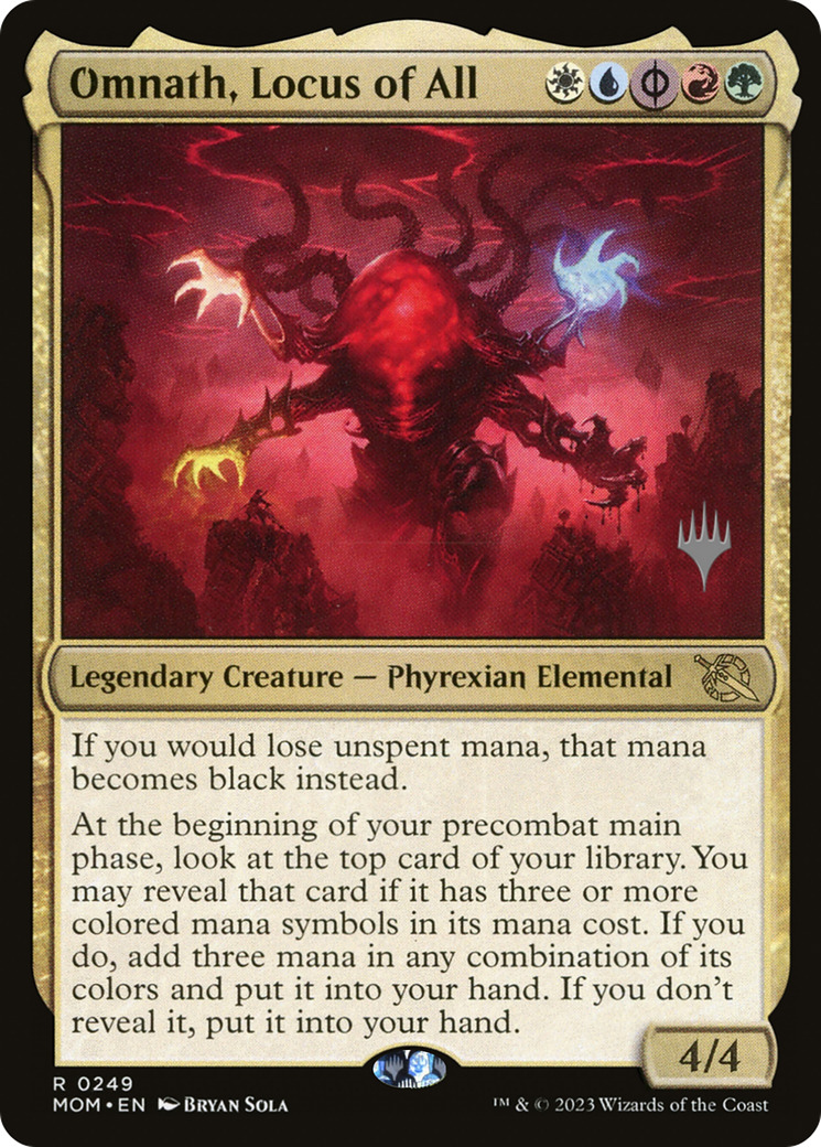 Omnath, Locus of All (Promo Pack) [March of the Machine Promos] [Foil]