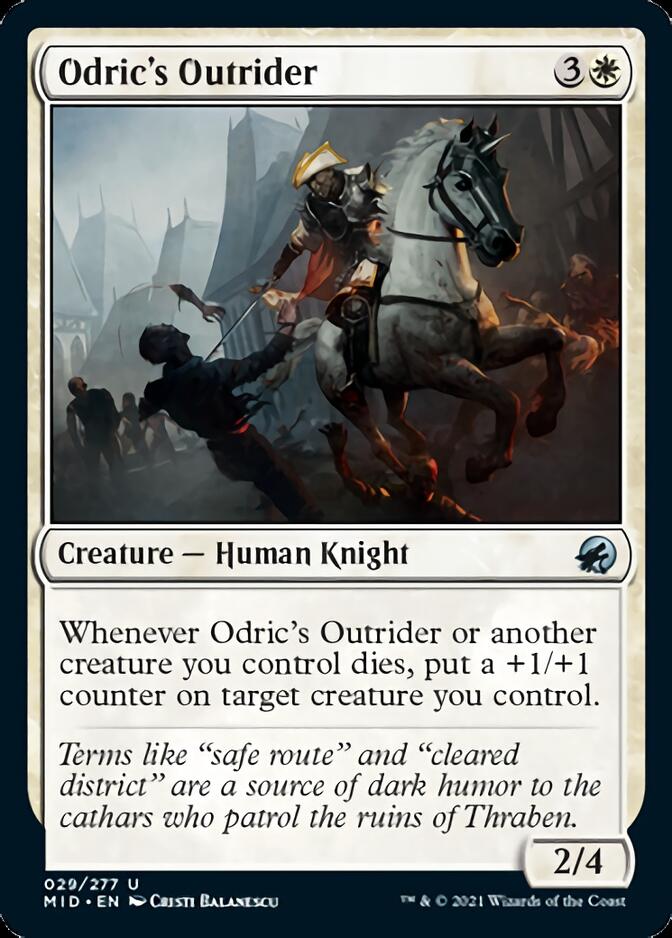 Odric's Outrider [Innistrad: Midnight Hunt] [Foil]