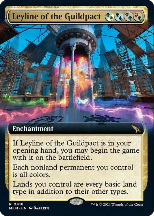 Leyline of the Guildpact (Extended Art) [Murders at Karlov Manor] [Foil]